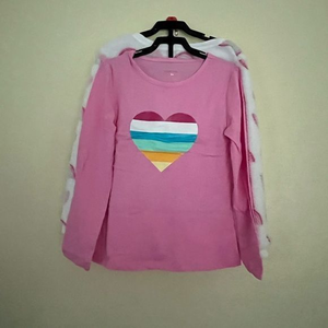 Girls 3-piece BCBG set - long sleeve shirt, gray leggings‎ and fuzzy sweatshirt